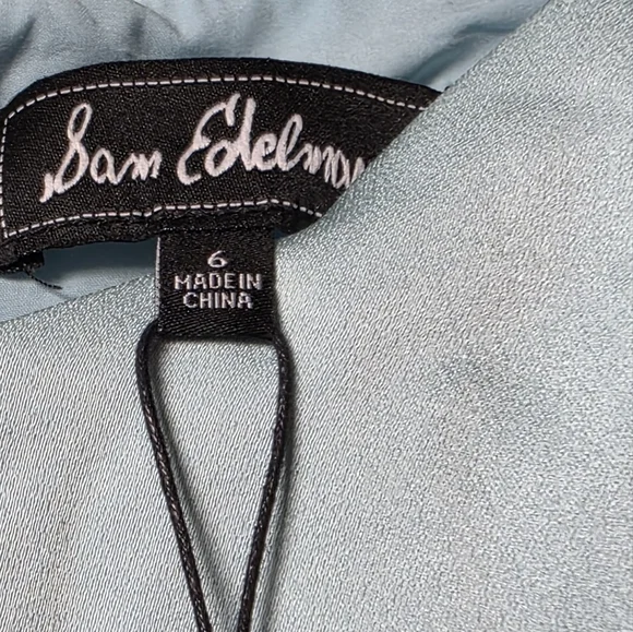 Sam Edelman  Cutout Satin Slip Dress in Mint Size 6 - Picture 4 of 4